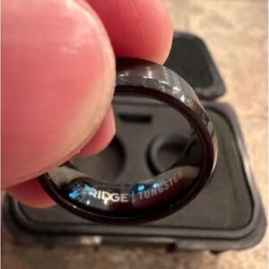 Black Tungsten Ring by Ridge